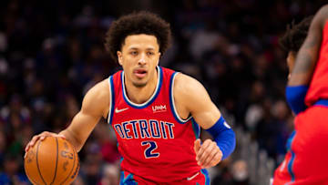 Detroit Pistons guard Cade Cunningham Mandatory Credit: Raj Mehta-USA TODAY Sports