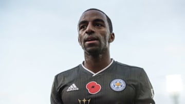 LONDON, ENGLAND - NOVEMBER 03: Ricardo Pereira of Leicester City looks on during the Premier League match between Crystal Palace and Leicester City at Selhurst Park on November 3, 2019 in London, United Kingdom. (Photo by Sebastian Frej/MB Media/Getty Images)