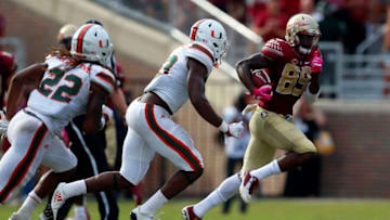 TALLAHASSEE, FL - OCTOBER 7: Wide receiver Keith Gavin