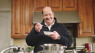Brian Baumgartner, national chili day promotion, photo provided by Bush Beans