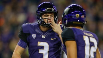 SEATTLE, WA - OCTOBER 07: Quarterback Jake Browning