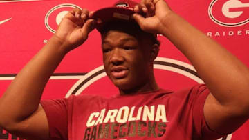 Blake Franks was the latest commtiment for South Carolina football, and the Gamecocks are ranked in the top-10 nationally for the 2024 cycle. Mandatory Credit: Syndication: The Greenville News