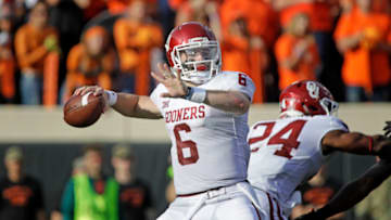 STILLWATER, OK - NOVEMBER 04: Quarterback Baker Mayfield