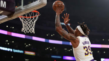 Dwight Howard will be playing in his second NBA Finals as he returns to Orlando with the Los Angeles Lakers. (Photo by Katelyn Mulcahy/Getty Images)