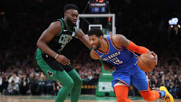 Paul George OKC Thunder, Week 16 NBA Power Rankings (Photo by Matthew J. Lee/The Boston Globe via Getty Images)