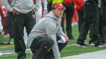 LINCOLN, NE - SEPTEMBER 29: Head coach Scott Frost of the Nebraska Cornhuskers watches action against the Purdue Boilermakers at Memorial Stadium on September 29, 2018 in Lincoln, Nebraska. (Photo by Steven Branscombe/Getty Images)