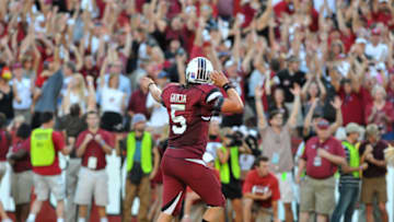 Stephen Garcia #5 of the South Carolina Gamecocks. (Photo by Al Messerschmidt/Getty Images)