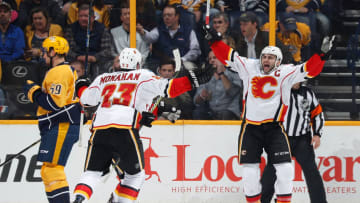 NASHVILLE, TN - FEBRUARY 21: Mark Giordano