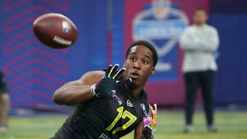 Mar 4, 2022; Indianapolis, IN, USA; Iowa State running back Breece Hall (RB17) goes through drills during the 2022 NFL Scouting Combine at Lucas Oil Stadium. Mandatory Credit: Kirby Lee-USA TODAY Sports