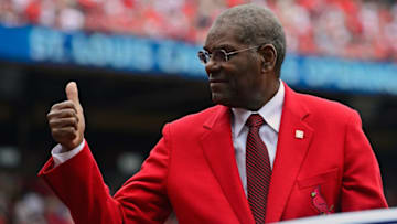ST. LOUIS, MO - APRIL 13: St. Louis Cardinals hall of famer Bob Gibson (Photo by Jeff Curry/Getty Images)