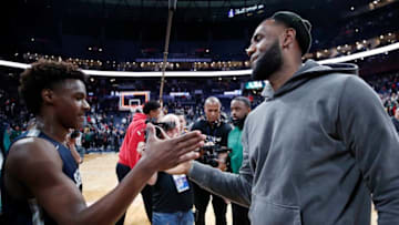 Bronny James, LeBron James, Syracuse basketball (Photo by Joe Robbins/Getty Images)