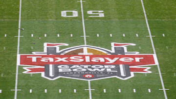 TaxSlayer Gator Bowl logo. (Don Juan Moore/Getty Images)