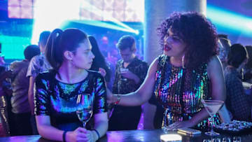 Supergirl -- "Reality Bytes" -- Image Number: SPG515A_0011b.jpg -- Pictured (L-R): Nicole Maines as Nia Nal/Dreamer and Roxy Wood as Yvette -- Photo: Shane Harvey/The CW -- © 2020 The CW Network, LLC. All rights reserved.