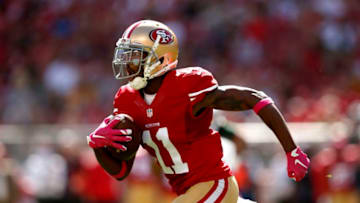 SANTA CLARA, CA - OCTOBER 04: Quinton Patton #11 of the San Francisco 49ers in action against the Green Bay Packers at Levi's Stadium on October 4, 2015 in Santa Clara, California. (Photo by Ezra Shaw/Getty Images)