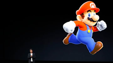 SAN FRANCISCO, CA - SEPTEMBER 07: Shigeru Miyamoto, creative fellow at Nintendo and creator of Super Mario, speaks on stage during an Apple launch event on September 7, 2016 in San Francisco, California. Apple Inc. is expected to unveil latest iterations of its smart phone, forecasted to be the iPhone 7. The tech giant is also rumored to be planning to announce an update to its Apple Watch wearable device. (Photo by Stephen Lam/Getty Images)