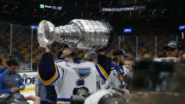 St. Louis Blues goaltender Jordan Binnington (50)Mandatory Credit: Winslow Townson-USA TODAY Sports