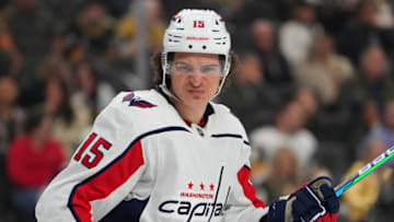 Sonny Milano, Washington Capitals Mandatory Credit: Stephen R. Sylvanie-USA TODAY Sports