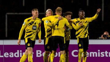 Borussia Dortmund II need only one point from their final game of the season. (Photo by Mario Hommes/DeFodi Images via Getty Images)