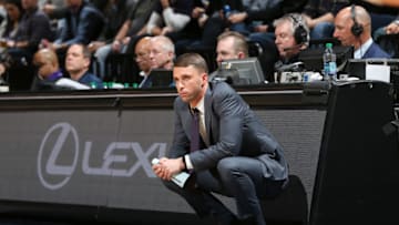 Head Coach Ryan Saunders of the Minnesota Timberwolves. (Photo by David Sherman/NBAE via Getty Images)