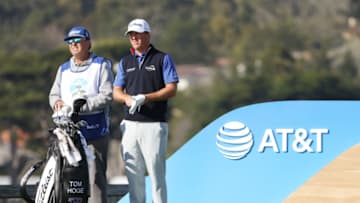 Tom Hoge leads Pebble Beach Pro-Am after round one(Photo by Jamie Squire/Getty Images)