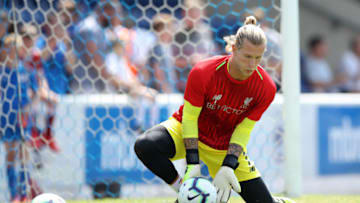 CHESTER, ENGLAND - JULY 07: Loris Karius of Liverpool during the Pre-season friendly between Chester FC and Liverpool on July 7, 2018 in Chester, United Kingdom. (Photo by Lynne Cameron/Getty Images)