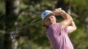 January 9, 2022; Maui, Hawaii, USA; Cameron Smith hits his tee shot on the second hole during the final round of the Sentry Tournament of Champions golf tournament at Kapalua Resort - The Plantation Course. Mandatory Credit: Kyle Terada-USA TODAY Sports