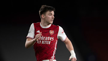 Kieran Tierney of Arsenal (Photo by Visionhaus/Getty Images)