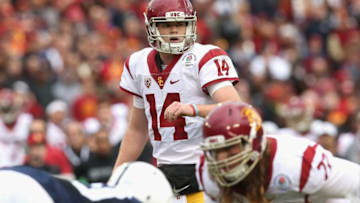 PASADENA, CA - JANUARY 02: Quarterback Sam Darnold