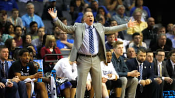 MEMPHIS, TN - MARCH 24: Head coach Chris Holtmann of the Butler Bulldogs reacts in the first half against the North Carolina Tar Heels during the 2017 NCAA Men's Basketball Tournament South Regional at FedExForum on March 24, 2017 in Memphis, Tennessee. (Photo by Kevin C. Cox/Getty Images)