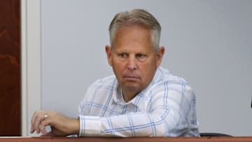 Danny Ainge Boston Celtics (Photo by John Tlumacki/The Boston Globe via Getty Images)