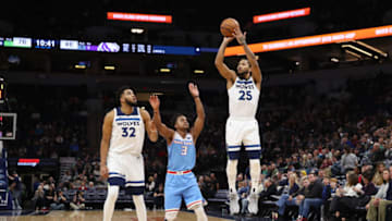 MINNEAPOLIS, MN - DECEMBER 17: Derrick Rose #25 of the Minnesota Timberwolves. Copyright 2018 NBAE (Photo by Jordan Johnson/NBAE via Getty Images)
