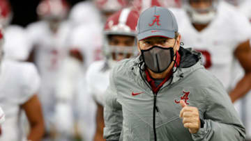 Nick Saban Mandatory Credit: Kent Gidley via USA TODAY Sports