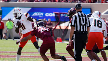 Oct 15, 2022; Blacksburg, Virginia, USA; Mandatory Credit: Reinhold Matay-USA TODAY Sports