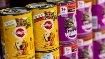 GDANSK, POLAND - 2020/12/01: Pedigree dog food seen at the grocery store. (Photo by Mateusz Slodkowski/SOPA Images/LightRocket via Getty Images)