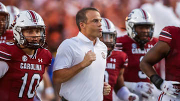 Shane Beamer, South Carolina Gamecocks. (Mandatory Credit: Jeff Blake-USA TODAY Sports)