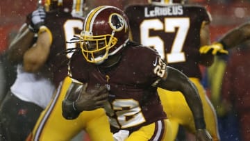 Aug 31, 2016; Tampa, FL, USA; Washington Redskins cornerback Deshazor Everett (22) runs the ball during the first quarter of a football game against the Tampa Bay Buccaneers at Raymond James Stadium. Mandatory Credit: Reinhold Matay-USA TODAY Sports