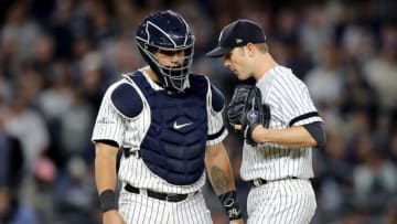 NEW YORK, NY - OCTOBER 03: Gary Sanchez