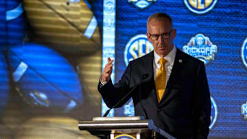 Greg Sankey, Texas A&M football Mandatory Credit: Vasha Hunt-USA TODAY Sports