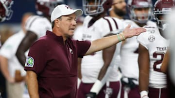 Jimbo Fisher, Texas A&M Football Mandatory Credit: Tim Heitman-USA TODAY Sports