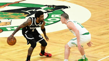 Brooklyn Nets, Kyrie Irving. Mandatory Credit: Brian Fluharty-USA TODAY Sports