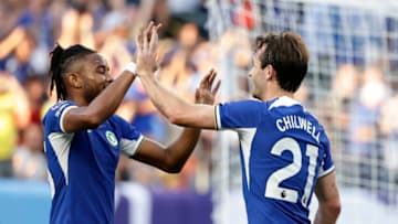 Christopher Nkunku and Ben Chilwell of Chelsea (Photo by Adam Hunger/Getty Images)