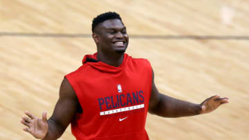 Zion Williamson #1 of the New Orleans Pelicans (Photo by Sean Gardner/Getty Images)