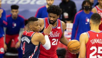 Washington Wizards Russell Westbrook. Mandatory Credit: Bill Streicher-USA TODAY Sports