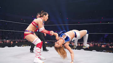 Shanna faces Hikaru Shida on the Oct. 30, 2019 edition of AEW Dynamite. Photo: Lee South/AEW
