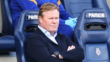 Barcelona's Dutch coach Ronald Koeman. (Photo by JOSE JORDAN / AFP) (Photo by JOSE JORDAN/AFP via Getty Images)