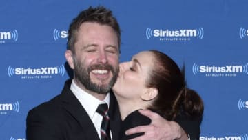 LOS ANGELES, CA - APRIL 25: TV personality Chris Hardwick and actress and supermodel Lydia Hearst attend SiriusXM's 'Town Hall' at Nerdmelt Showroom on April 25, 2016 in Los Angeles, California. (Photo by Vivien Killilea/Getty Images for SiriusXM)