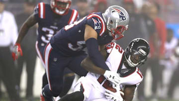 FOXBORO, MA - OCTOBER 22: Mohamed Sanu