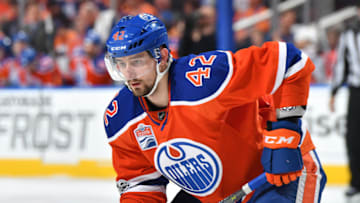 EDMONTON, AB - APRIL 30: Anton Slepyshev. (Photo by Andy Devlin/NHLI via Getty Images)