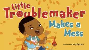 Little Troublemaker Makes A Mess. Image courtesy Philomel Books