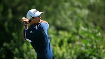 OLYMPIA FIELDS, ILLINOIS - AUGUST 28: Adam Scott of Australia plays his shot from the 12th tee during the second round of the BMW Championship on the North Course at Olympia Fields Country Club on August 28, 2020 in Olympia Fields, Illinois. (Photo by Andy Lyons/Getty Images)